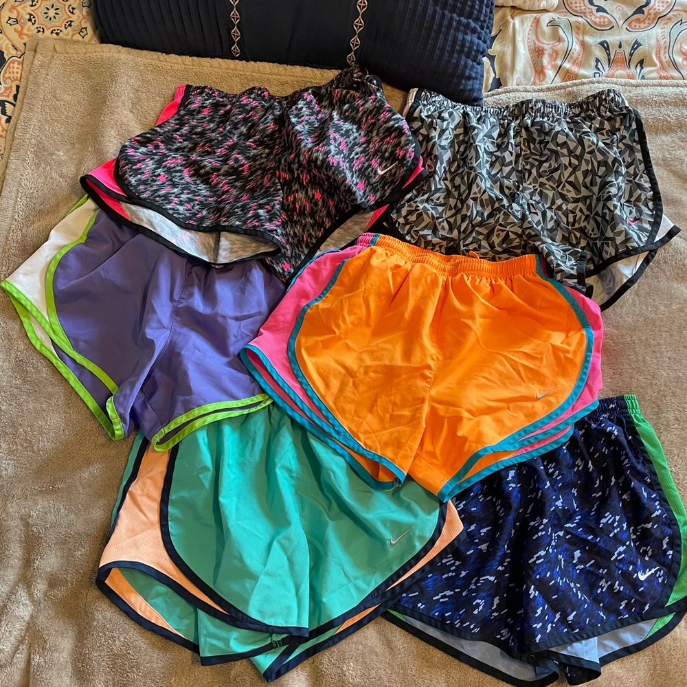 Bundle of 6 Nike Tempo shorts